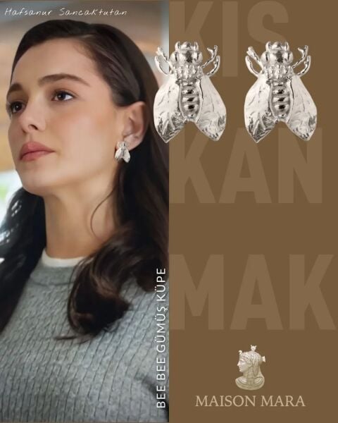 BEE BEE GÜMÜŞ KÜPE