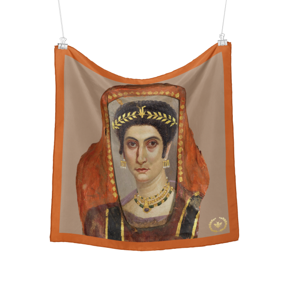 QUEEN ISADORA İPEK FULAR - 55 x 55 CM