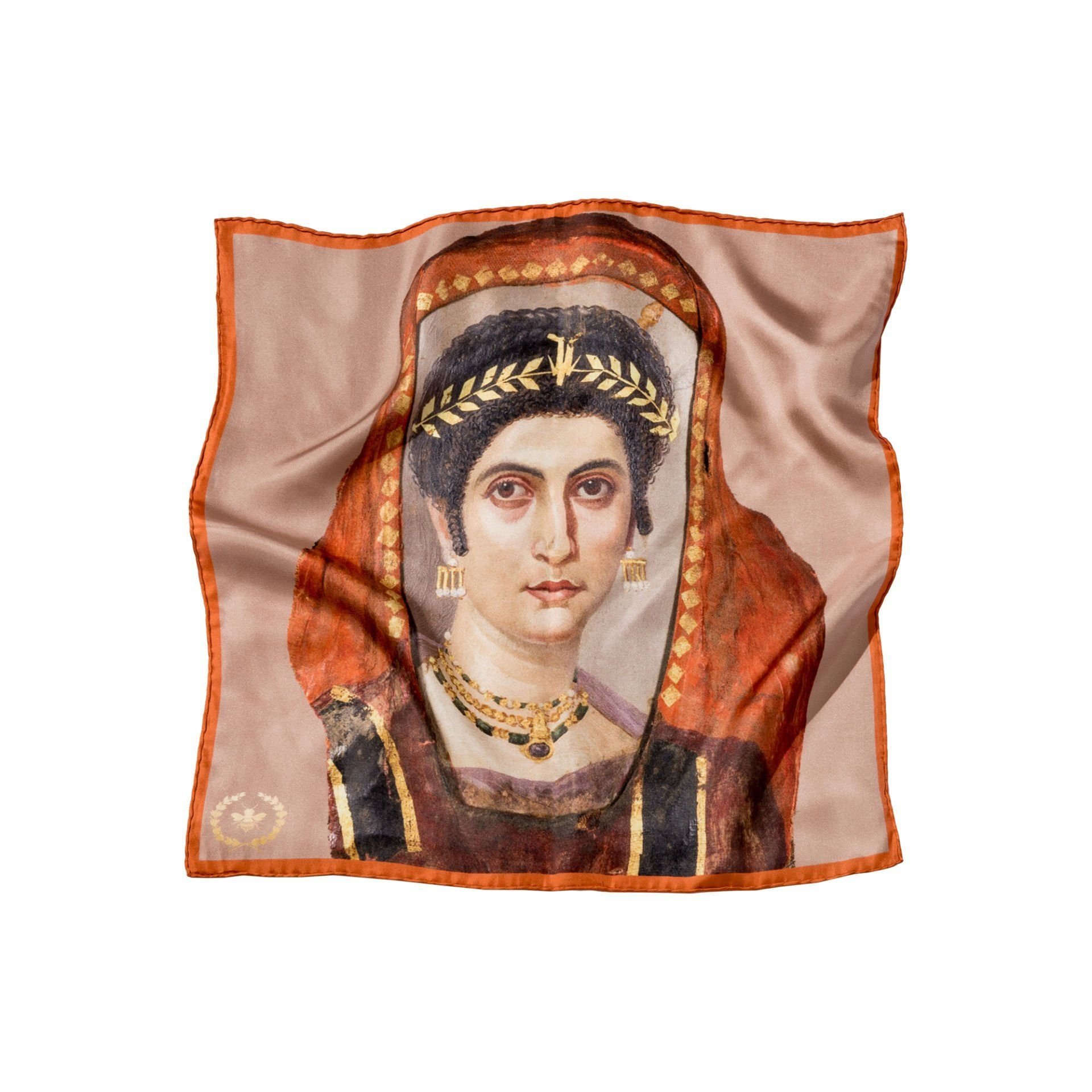 QUEEN ISADORA İPEK FULAR - 55 x 55 CM
