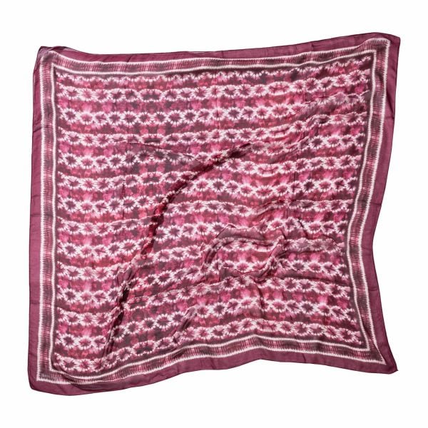 BATİK PLUM MODAL PAREO / EŞARP - 140 X 140 CM