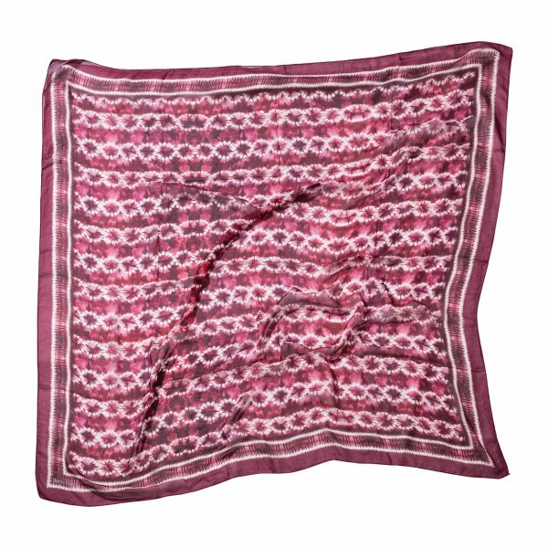 BATİK PLUM MODAL PAREO / EŞARP - 140 X 140 CM