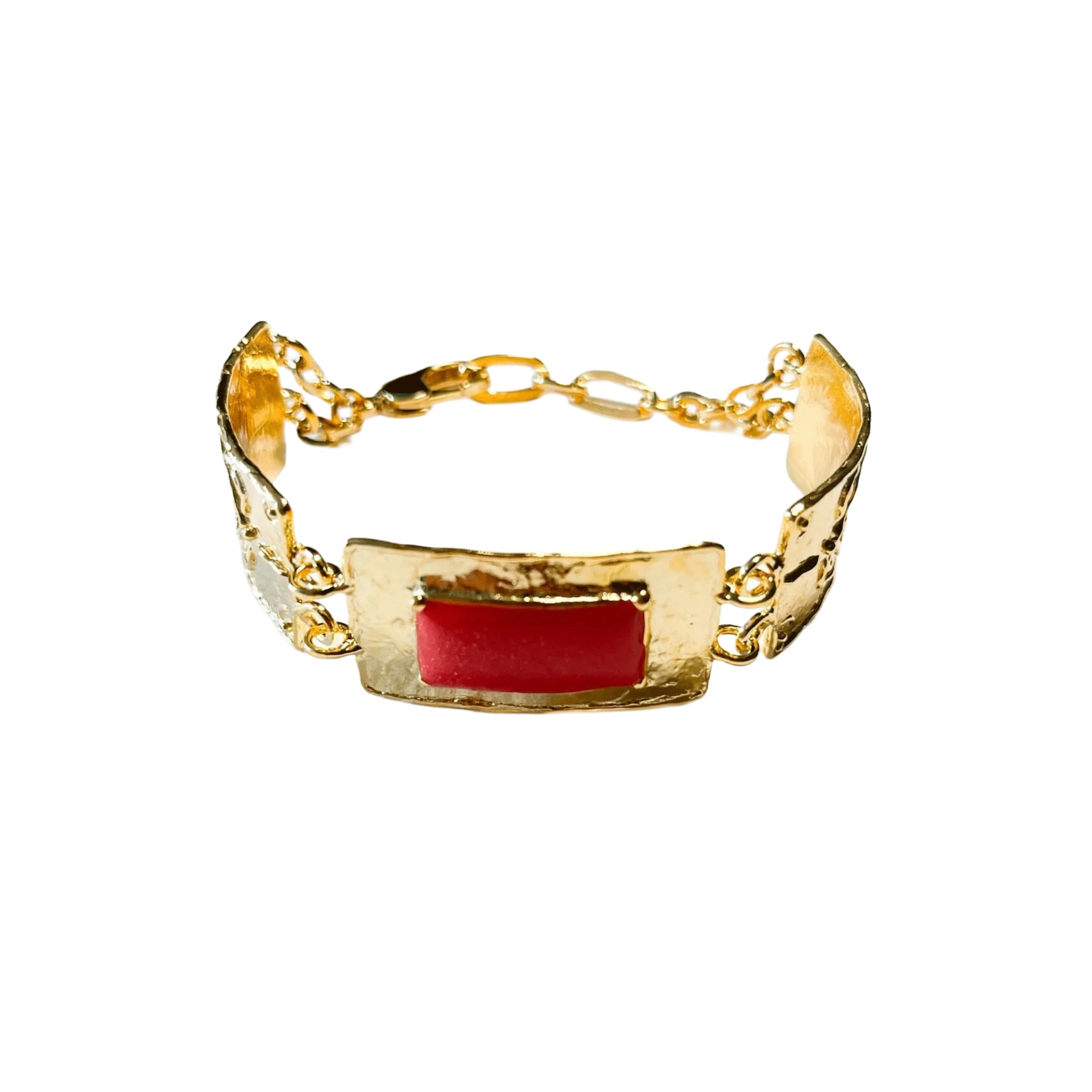 NEFERTITI BİLEKLİK, TURUNCU MİNELİ