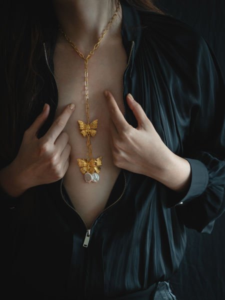 BAROQUE BUTTERFLY KOLYE