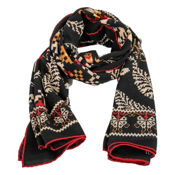 ETHNIC YÜN FULAR/ŞAL - 90 x 200 cm