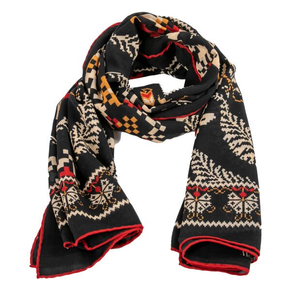 ETHNIC YÜN FULAR/ŞAL - 90 x 200 cm