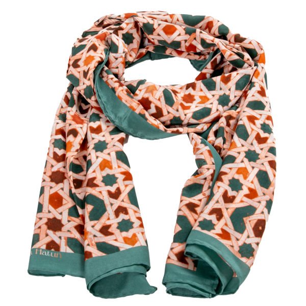 SELJUKİ İPEK FULAR - 90 x 200 cm