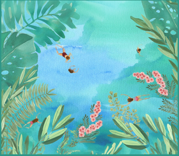 HAWAİİ PAREO - 160 x 140 CM İPEK PAMUK