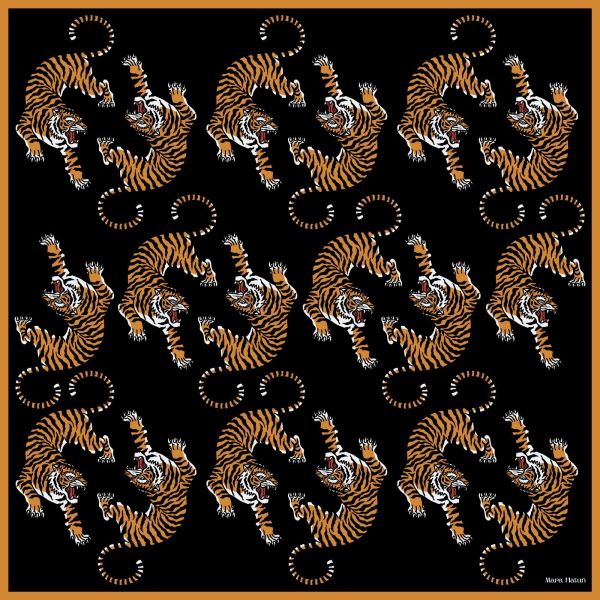 PANTHERA İPEK ŞAL - EŞARP 140 x 140 CM
