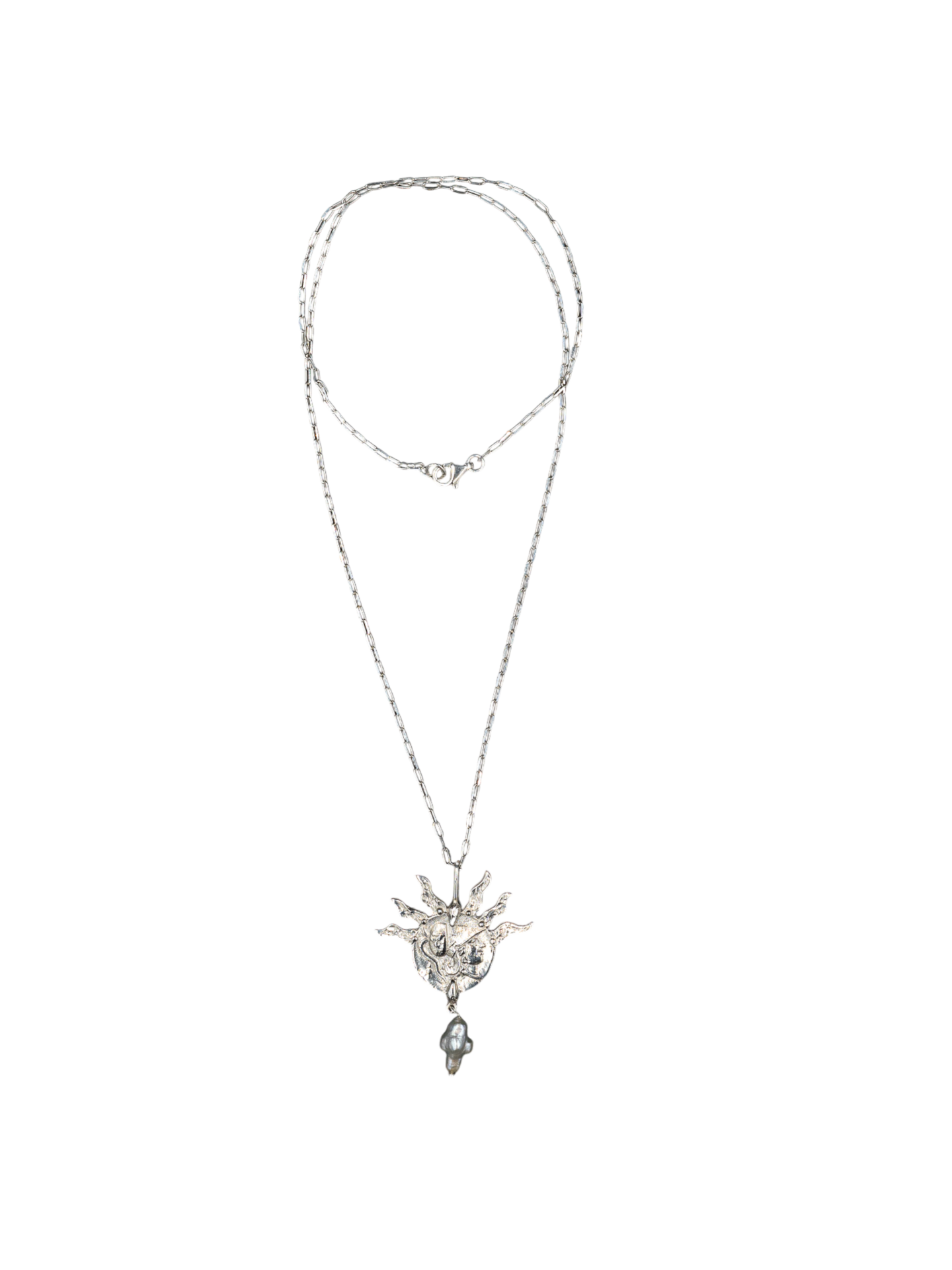 SOLEIL PEARL GÜMÜŞ KOLYE