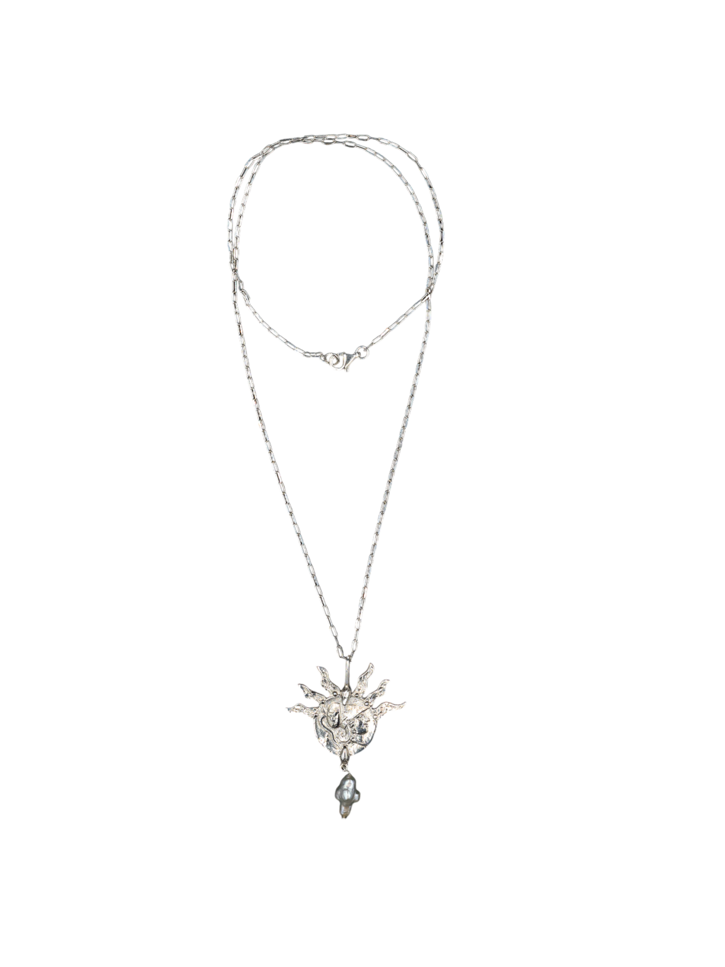 SOLEIL PEARL GÜMÜŞ KOLYE