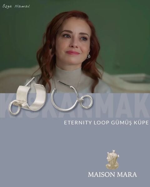 ETERNITY LOOP GÜMÜŞ KÜPE