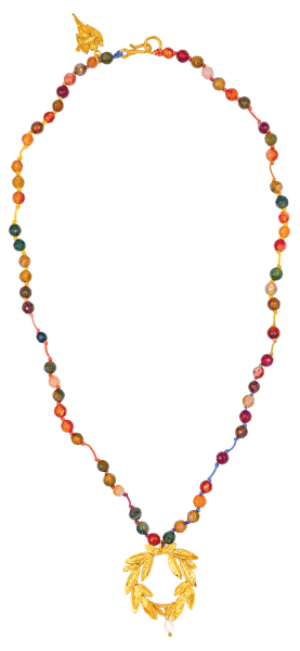 DAPHNE WREATH AGATE GEMSTONE KOLYE