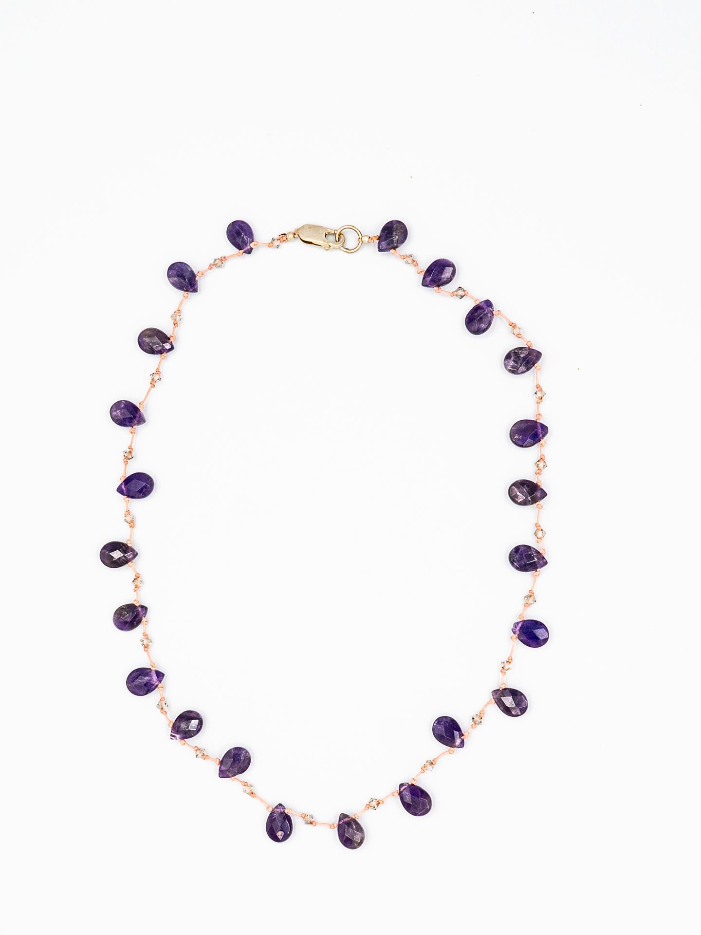 PURPLE MOONLIGHT GEMSTONE KOLYE