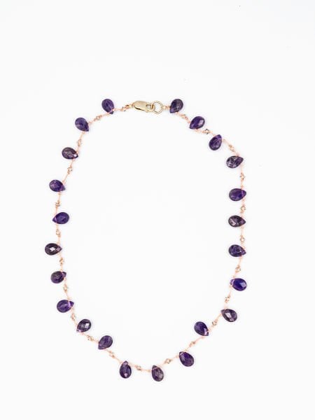 PURPLE MOONLIGHT GEMSTONE KOLYE