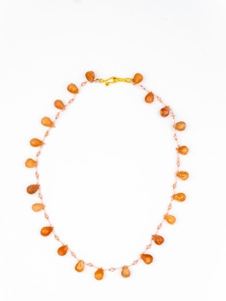 ORANGE MOONLIGHT GEMSTONE KOLYE