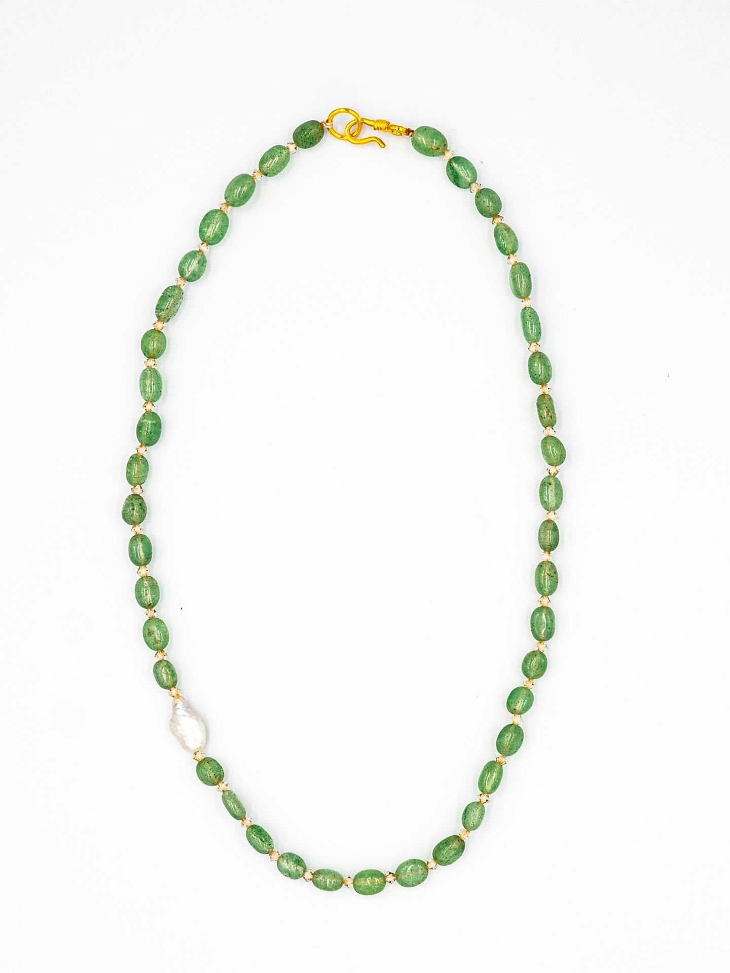 OPAQUE JADE GEMSTONE KOLYE