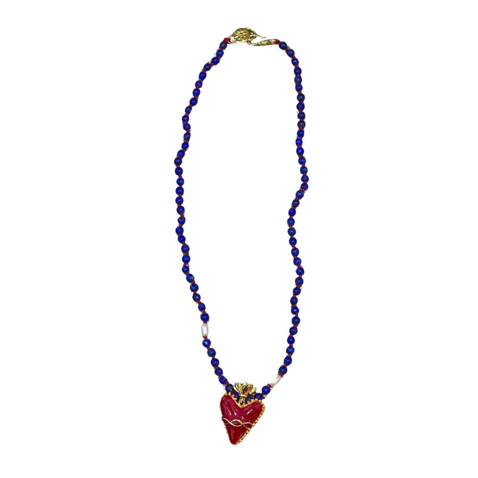 SACRED MİLAGRO LAPİS LAZULİ KOLYE