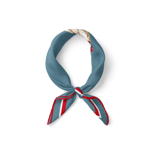 AMAZON MAJESTY İPEK FULAR - BANDANA 55 x 55 CM