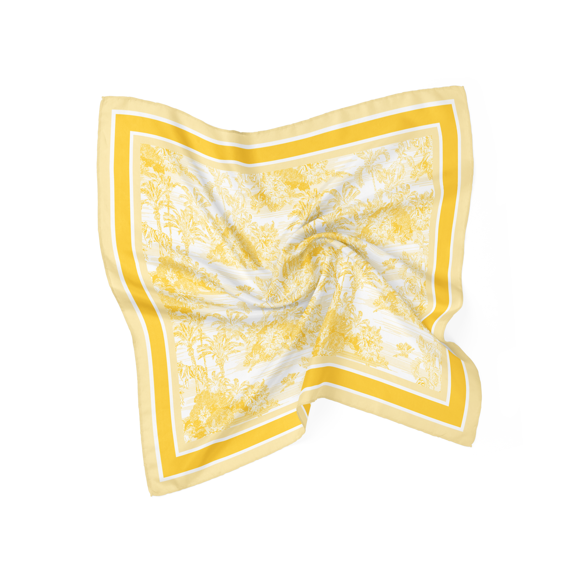 TOILE DE JOUY APOLLO İPEK FULAR - 55 x 55 CM