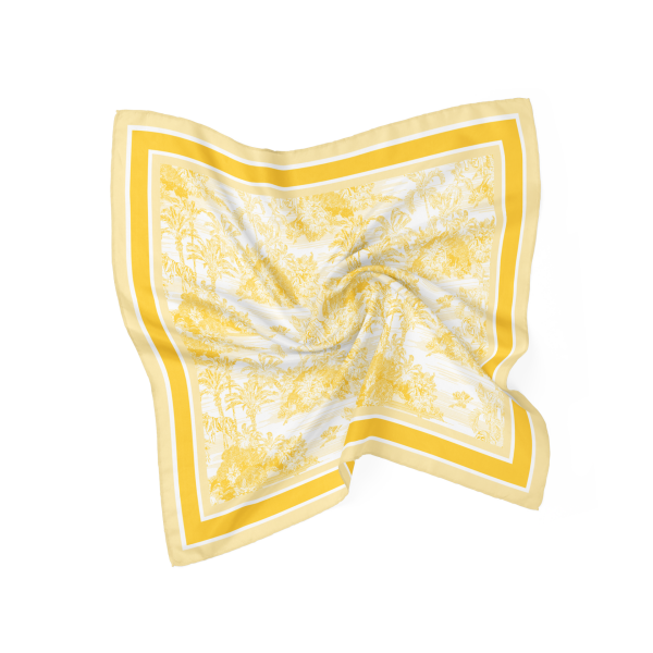 TOILE DE JOUY APOLLO İPEK FULAR - 55 x 55 CM