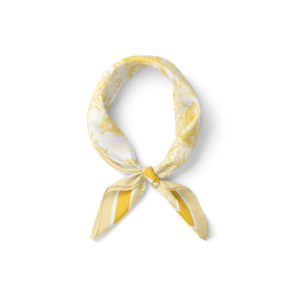 TOILE DE JOUY APOLLO İPEK FULAR - 55 x 55 CM