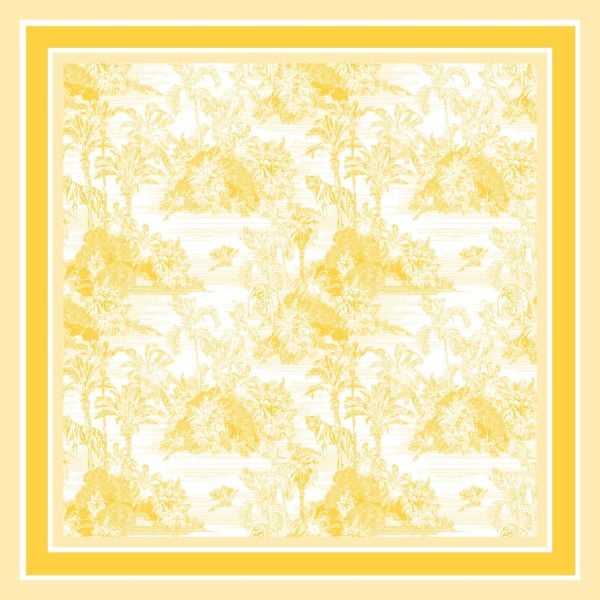 TOILE DE JOUY APOLLO İPEK FULAR - 55 x 55 CM