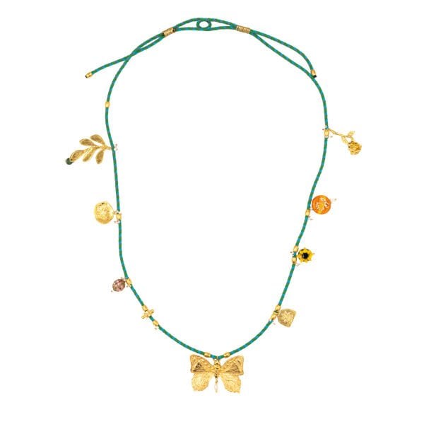 BUTTERFLY CHARM KOLYE