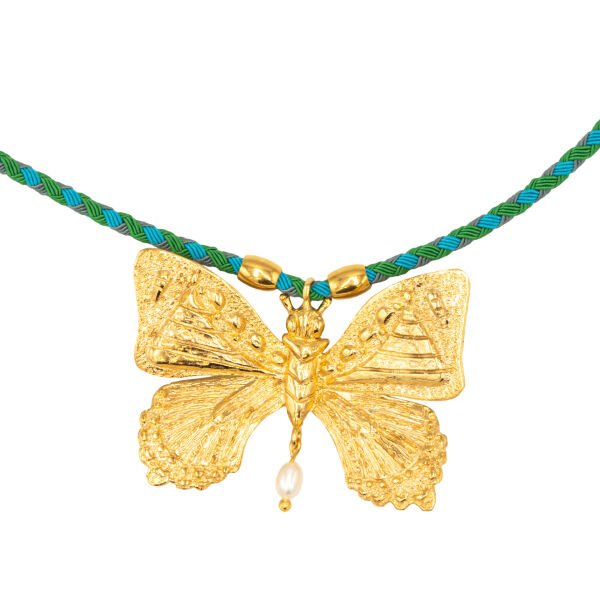 BUTTERFLY CHARM KOLYE
