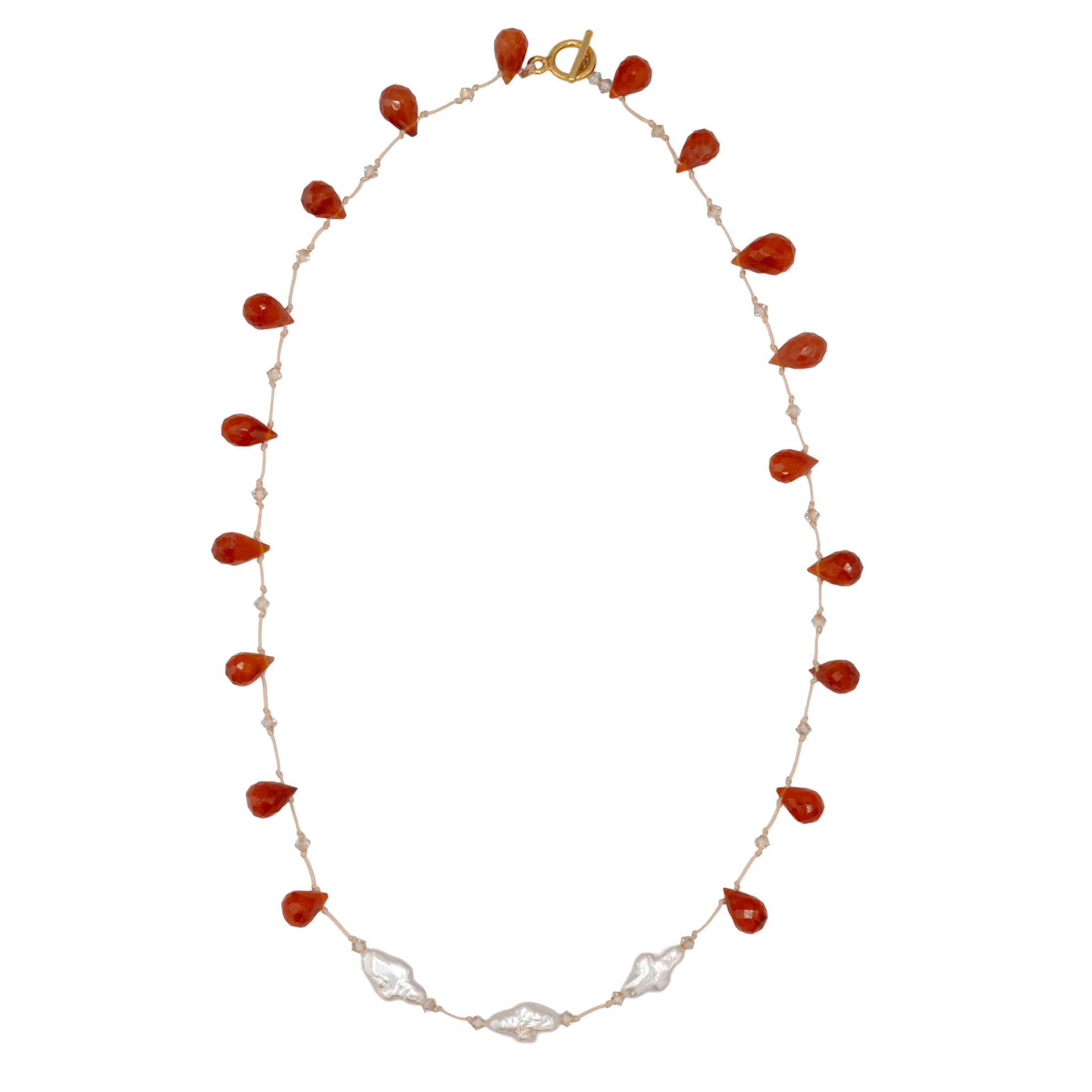 ORANGE MOON BAROQUE PEARL KOLYE