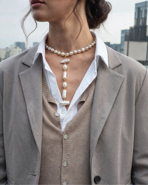 GRACE PEARL LINE KOLYE