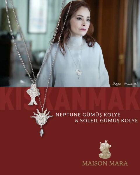 SOLEIL GÜMÜŞ KOLYE