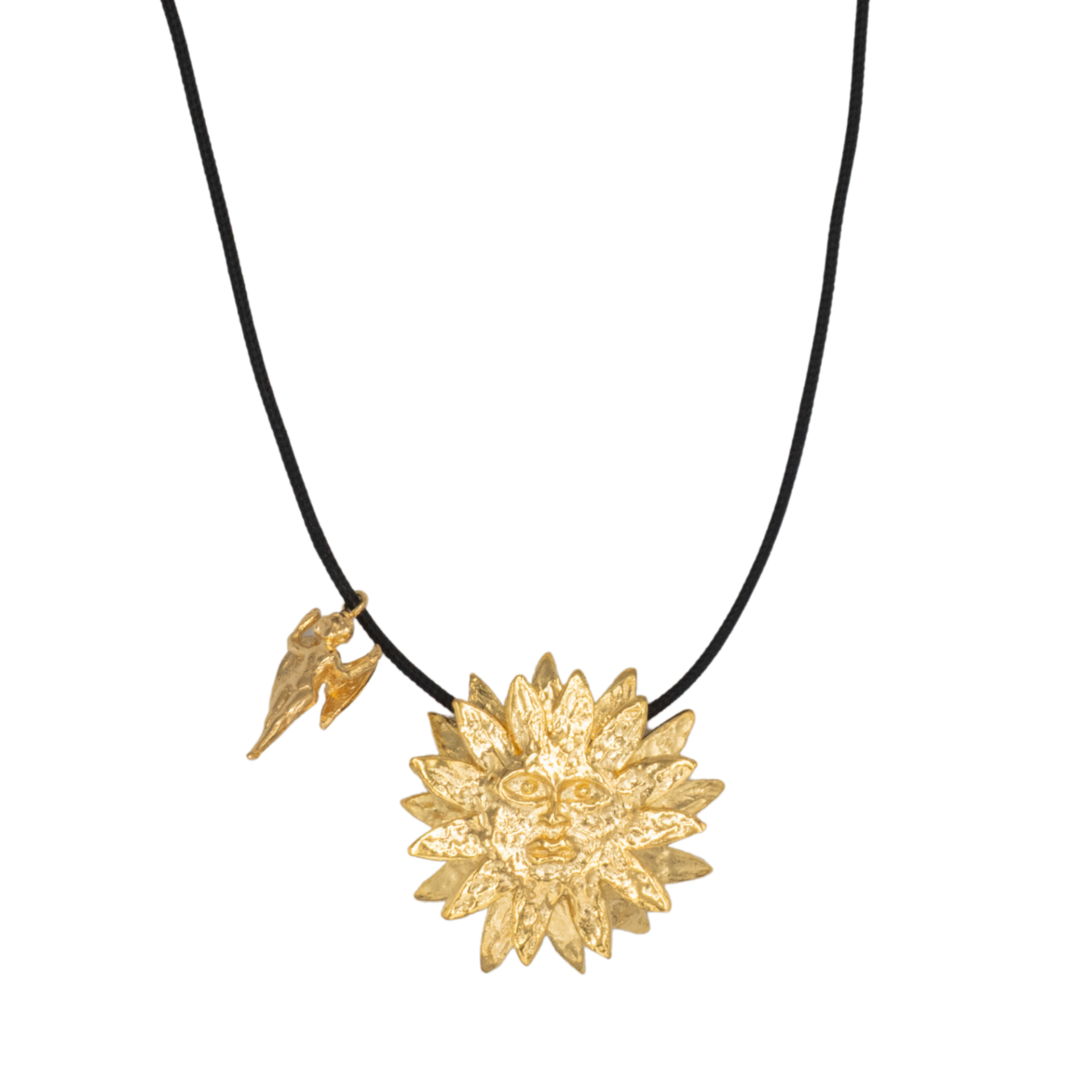 APOLLO İPLİ KOLYE, SİYAH