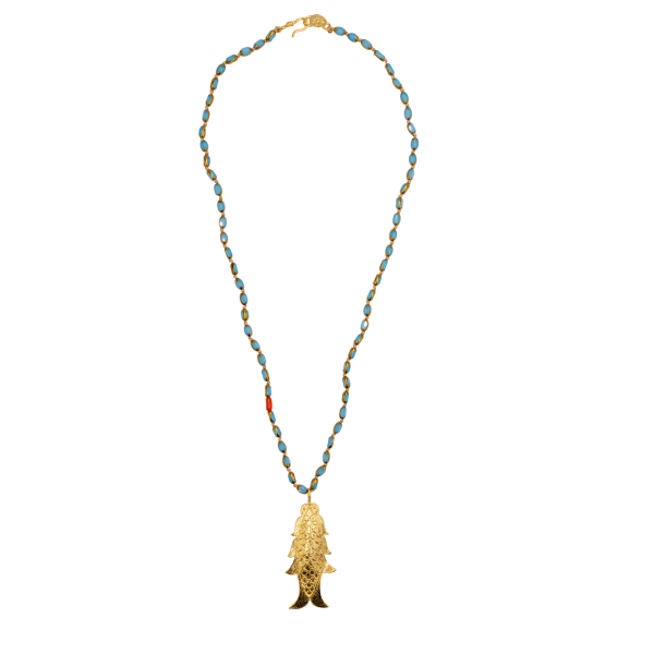 PISCES KOLYE, MAVİ UZUN