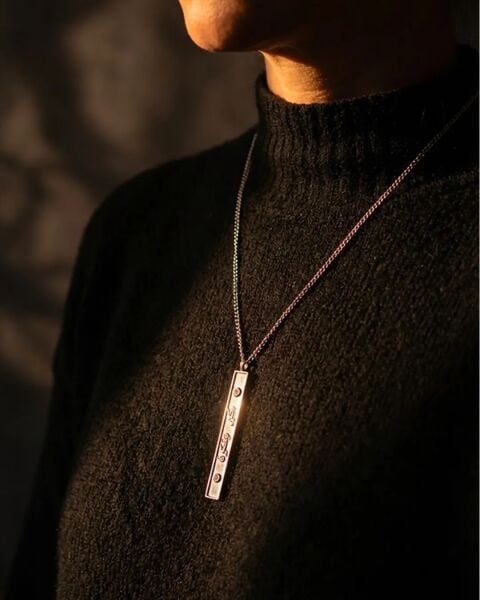 Kun Fe Ye Kun Gümüş Kolye