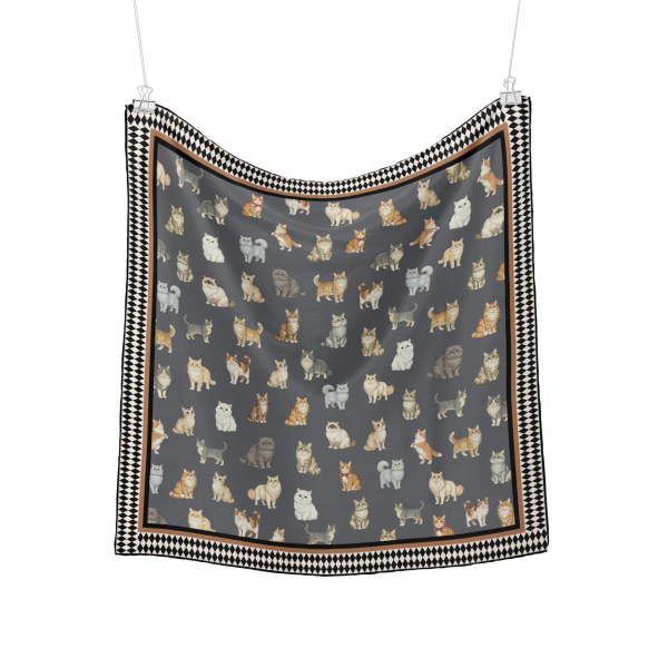 Kitty Behlül İpek Eşarp - 110x110 cm