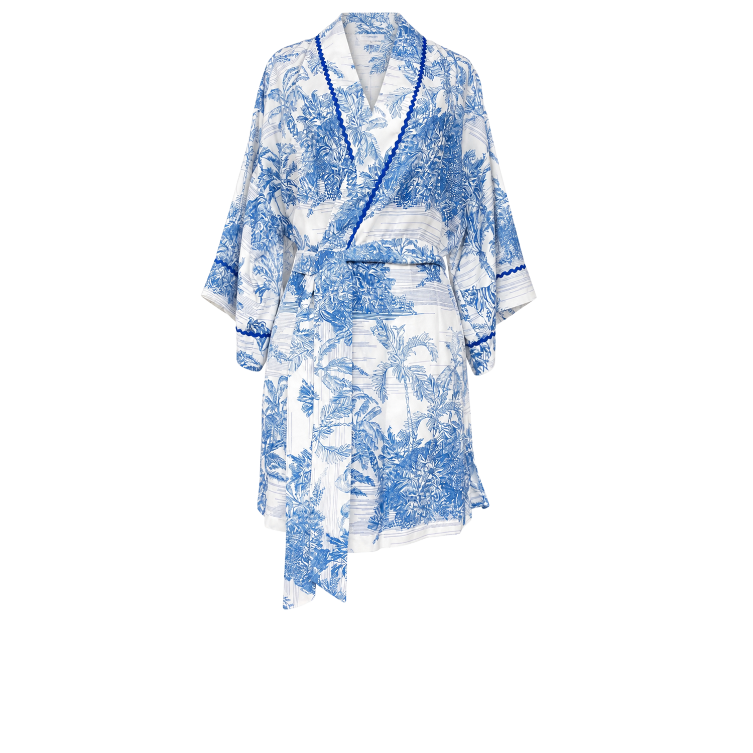 Toile De Jouy Azure Kimono