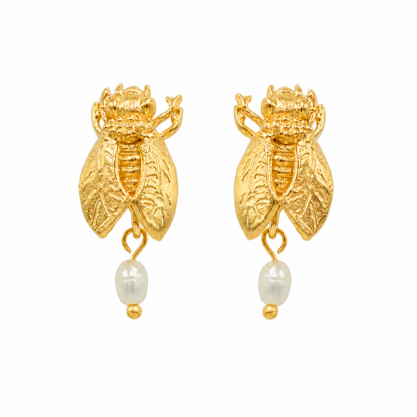 Bee Pearly Küpe