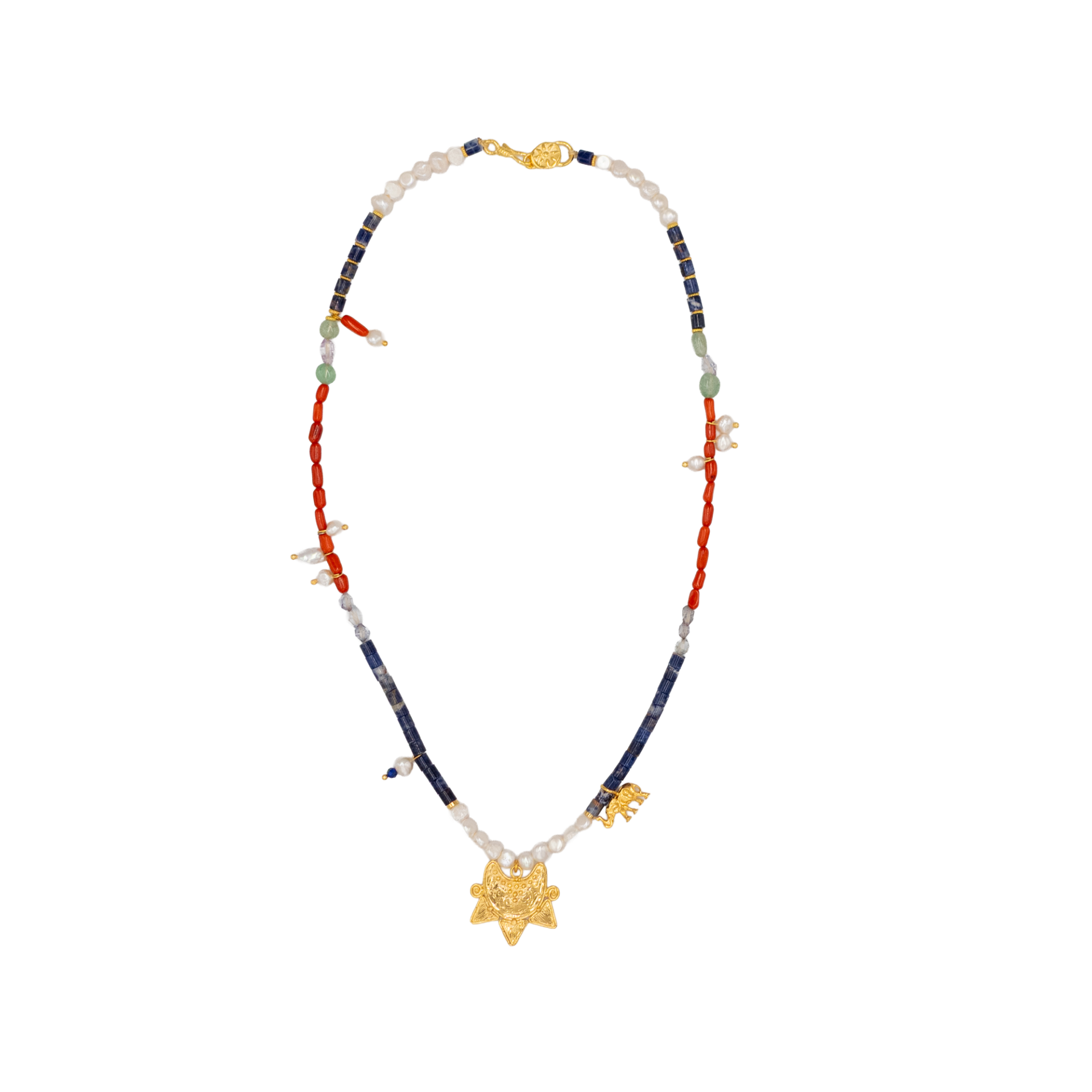 Staryfish Charm Doğal Taş Kolye